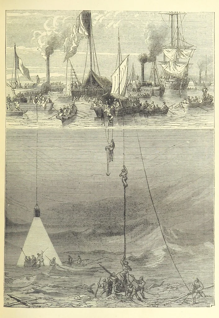 An illustration from Adventures round the World. With ... illustrations, 1880, leaf 201