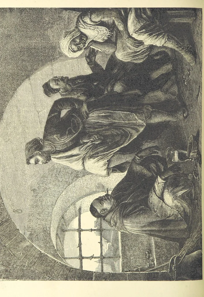 An illustration from Adventures round the World. With ... illustrations, 1880, leaf 230