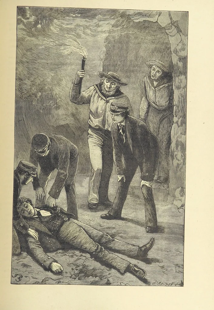 An illustration from Adventures round the World. With ... illustrations, 1880, leaf 241