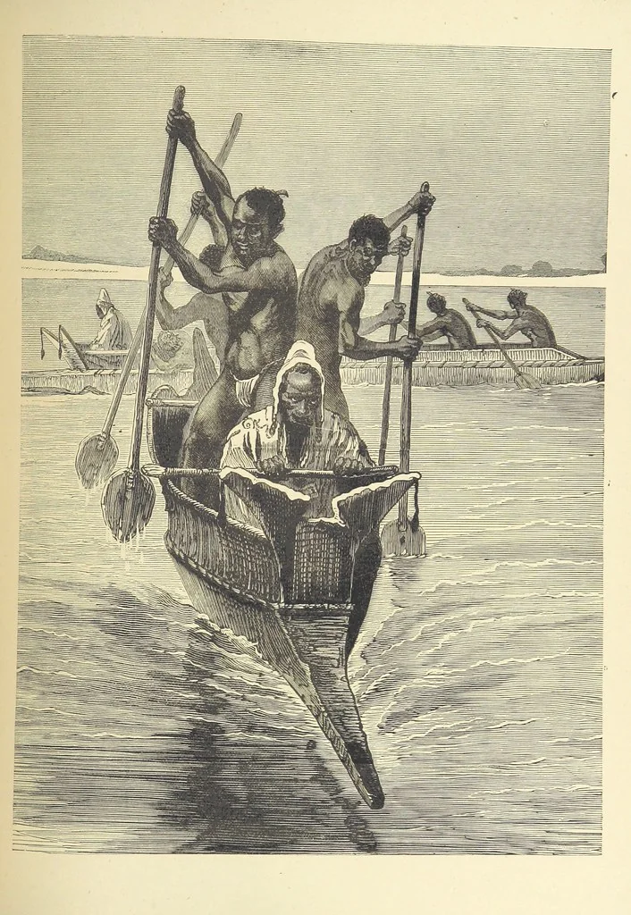 An illustration from Adventures round the World. With ... illustrations, 1880, leaf 261