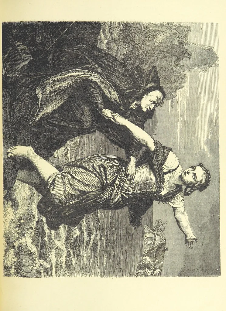 An illustration from Adventures round the World. With ... illustrations, 1880, leaf 291