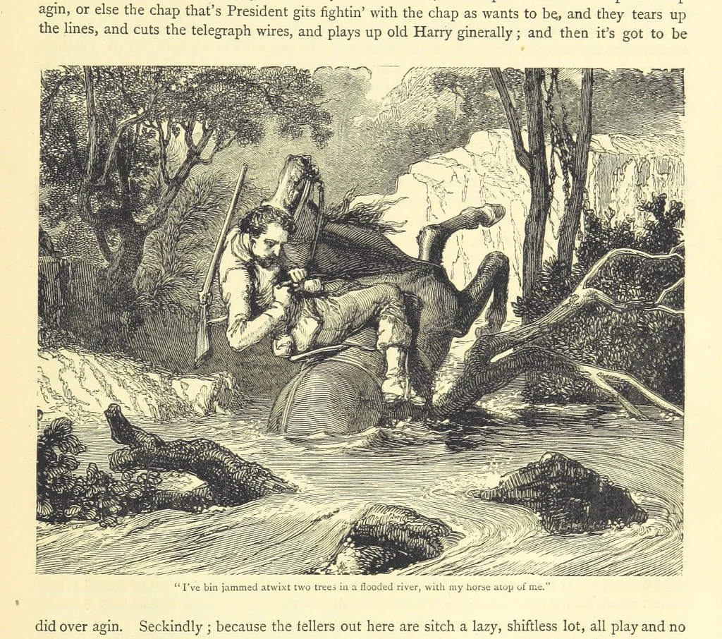 An illustration from Adventures round the World. With ... illustrations, 1880, leaf 37