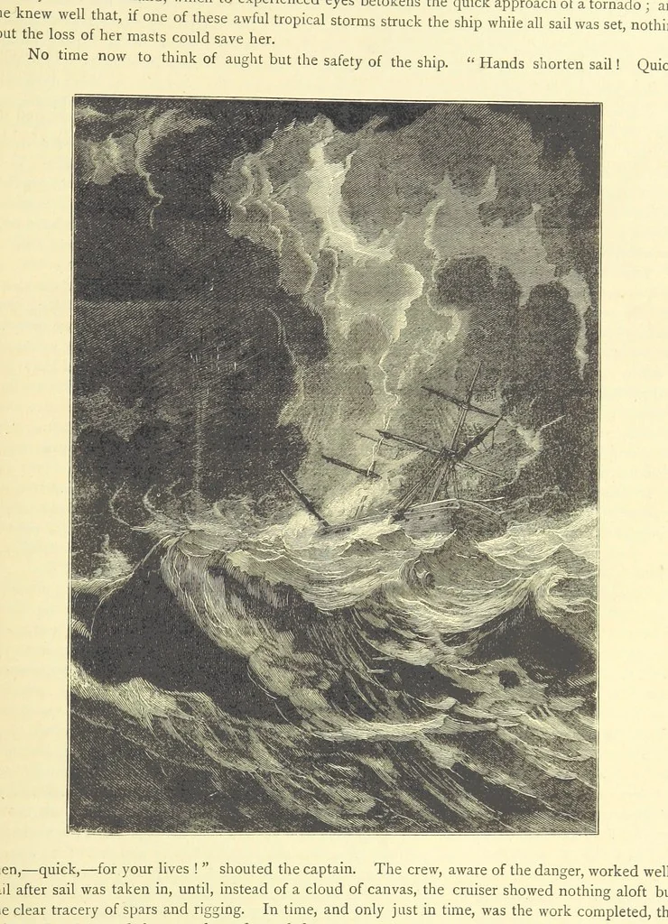 An illustration from Adventures round the World. With ... illustrations, 1880, leaf 67