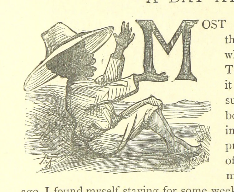 An illustration from Adventures round the World. With ... illustrations, 1880, leaf 86
