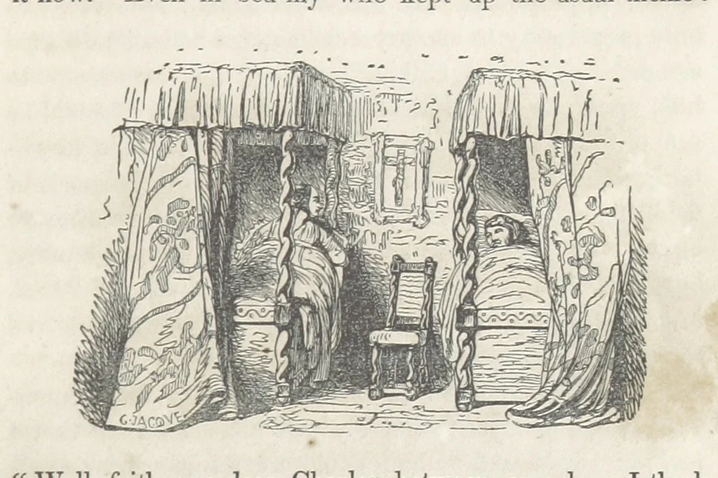 An illustration from The Vicar of Wakefield ... Illustrated with numerous engravings. With an account of the author's life and writings by J. Aikin, 1850, leaf 115
