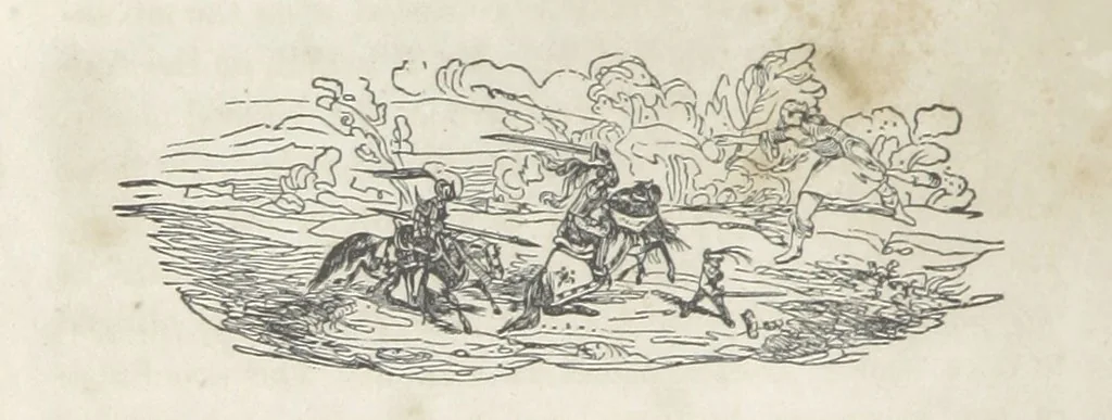 An illustration from The Vicar of Wakefield ... Illustrated with numerous engravings. With an account of the author's life and writings by J. Aikin, 1850, leaf 122