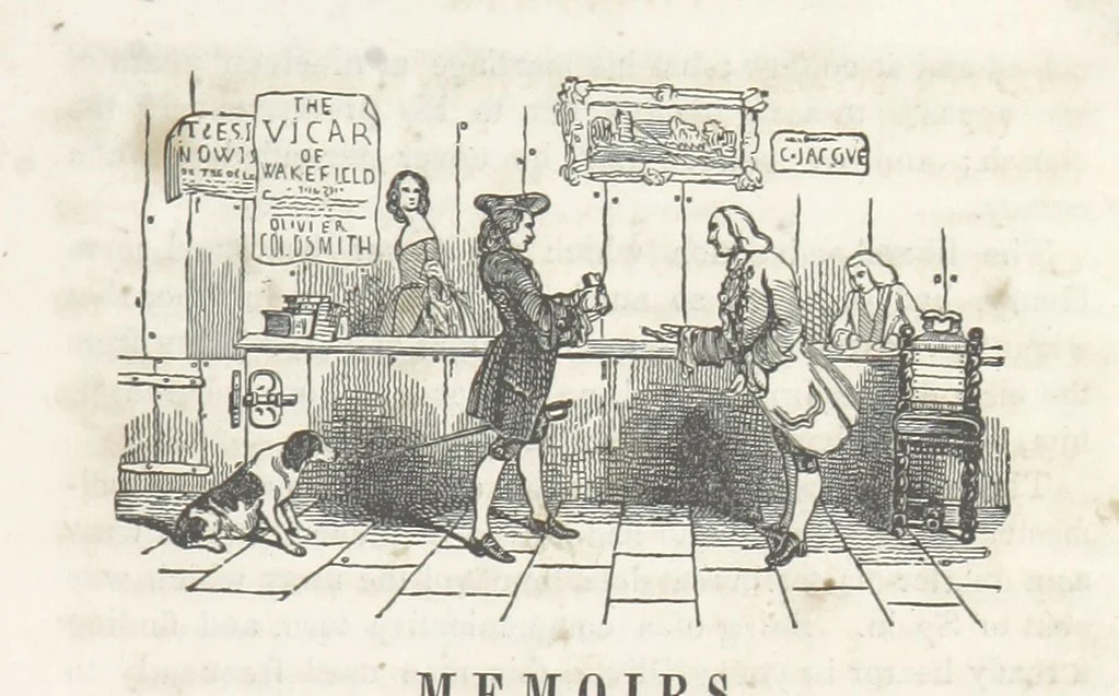 An illustration from The Vicar of Wakefield ... Illustrated with numerous engravings. With an account of the author's life and writings by J. Aikin, 1850, leaf 13