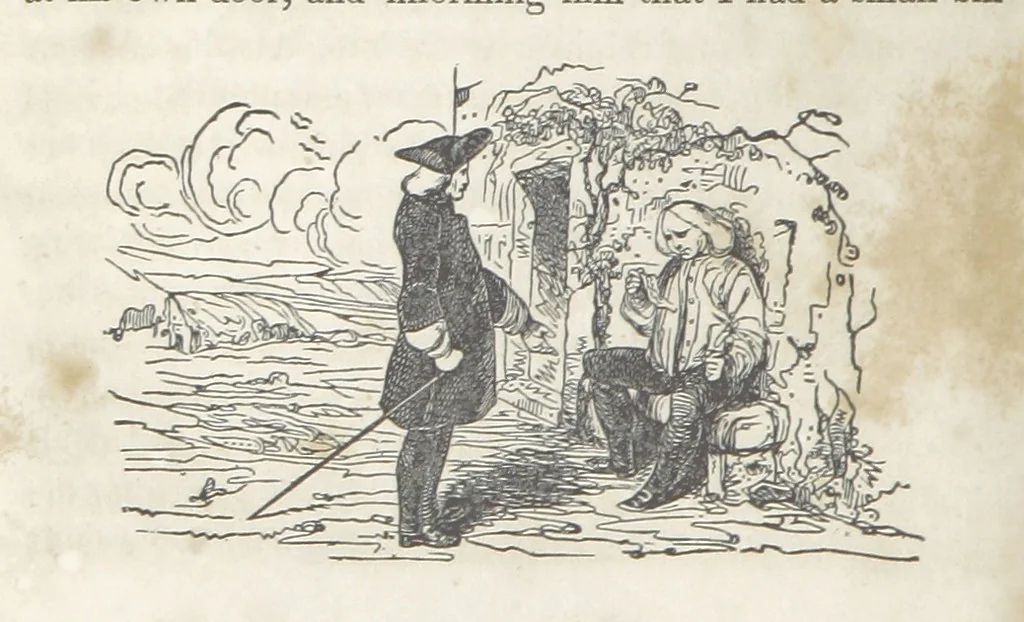 An illustration from The Vicar of Wakefield ... Illustrated with numerous engravings. With an account of the author's life and writings by J. Aikin, 1850, leaf 130