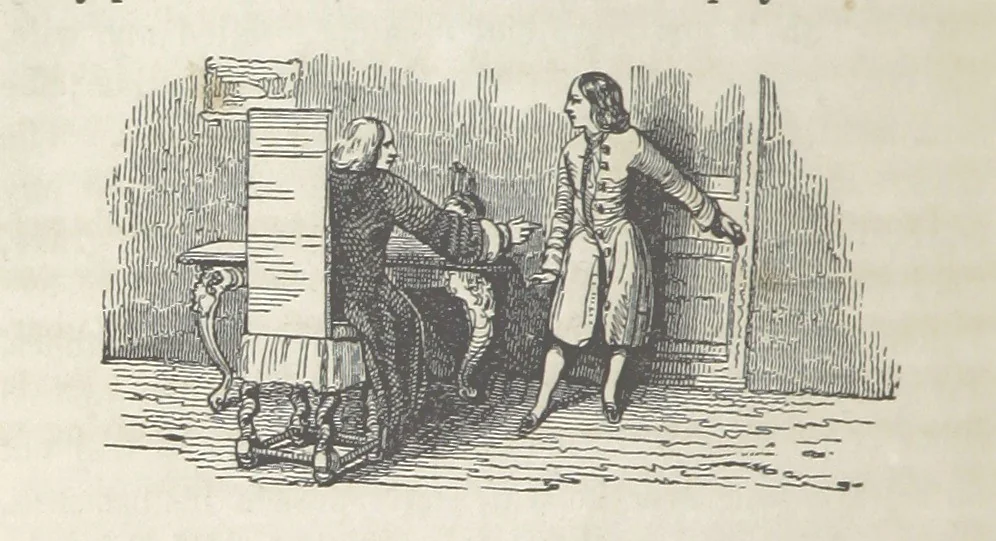 An illustration from The Vicar of Wakefield ... Illustrated with numerous engravings. With an account of the author's life and writings by J. Aikin, 1850, leaf 154
