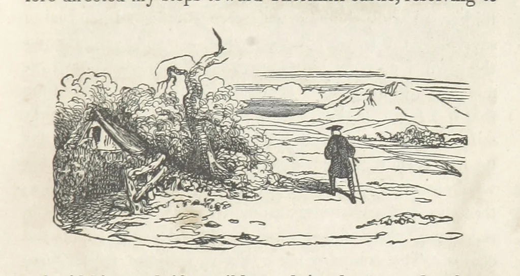 An illustration from The Vicar of Wakefield ... Illustrated with numerous engravings. With an account of the author's life and writings by J. Aikin, 1850, leaf 155