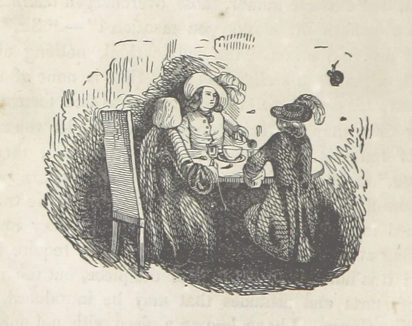 An illustration from The Vicar of Wakefield ... Illustrated with numerous engravings. With an account of the author's life and writings by J. Aikin, 1850, leaf 160