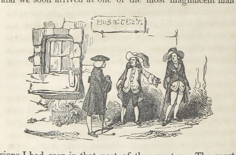 An illustration from The Vicar of Wakefield ... Illustrated with numerous engravings. With an account of the author's life and writings by J. Aikin, 1850, leaf 162
