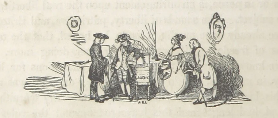 An illustration from The Vicar of Wakefield ... Illustrated with numerous engravings. With an account of the author's life and writings by J. Aikin, 1850, leaf 168