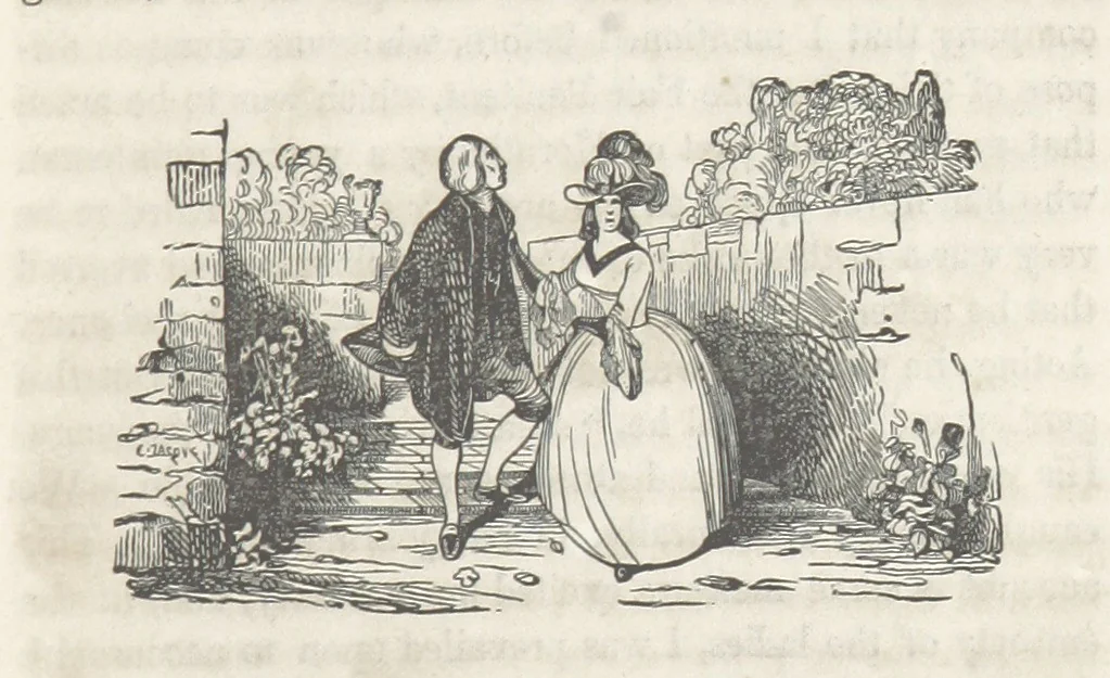 An illustration from The Vicar of Wakefield ... Illustrated with numerous engravings. With an account of the author's life and writings by J. Aikin, 1850, leaf 169