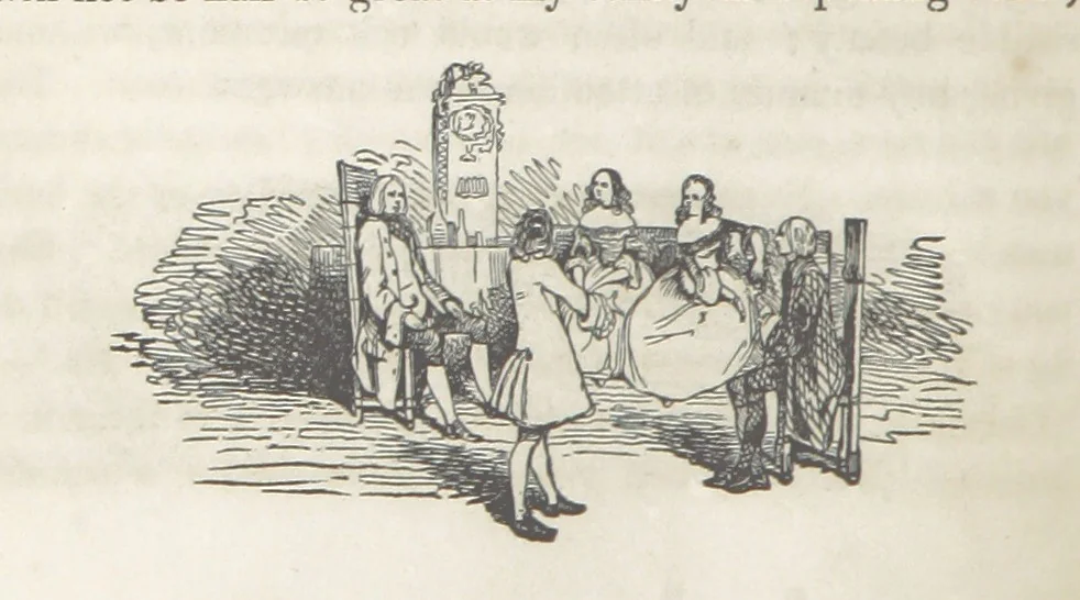 An illustration from The Vicar of Wakefield ... Illustrated with numerous engravings. With an account of the author's life and writings by J. Aikin, 1850, leaf 172