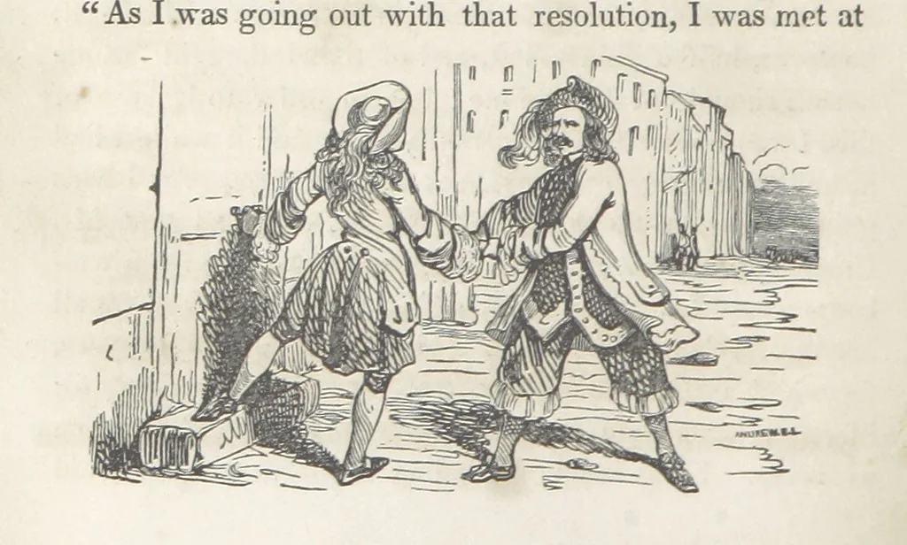 An illustration from The Vicar of Wakefield ... Illustrated with numerous engravings. With an account of the author's life and writings by J. Aikin, 1850, leaf 182