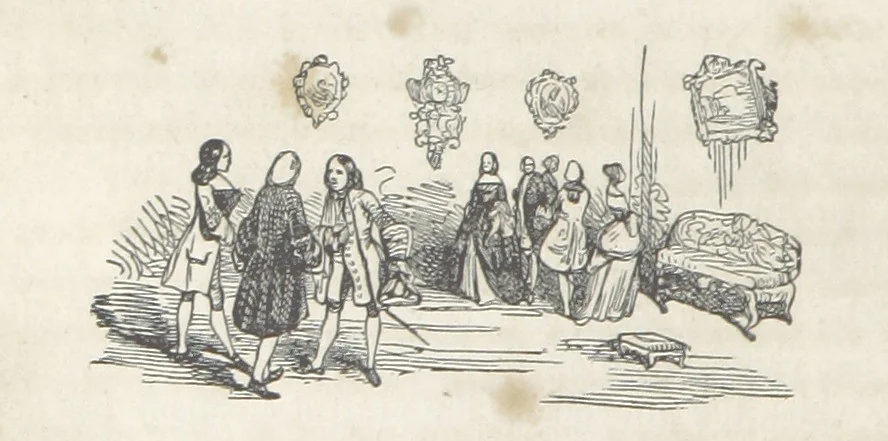 An illustration from The Vicar of Wakefield ... Illustrated with numerous engravings. With an account of the author's life and writings by J. Aikin, 1850, leaf 190