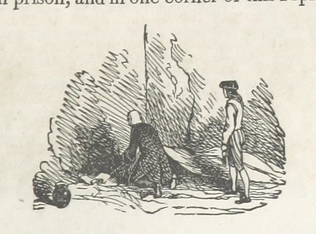An illustration from The Vicar of Wakefield ... Illustrated with numerous engravings. With an account of the author's life and writings by J. Aikin, 1850, leaf 223