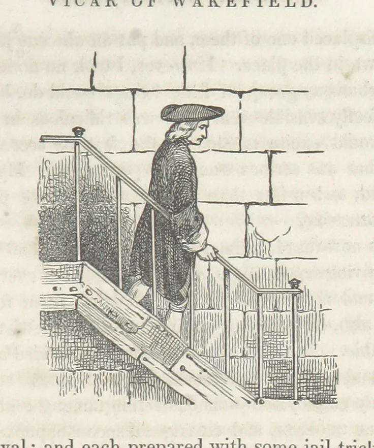 An illustration from The Vicar of Wakefield ... Illustrated with numerous engravings. With an account of the author's life and writings by J. Aikin, 1850, leaf 233