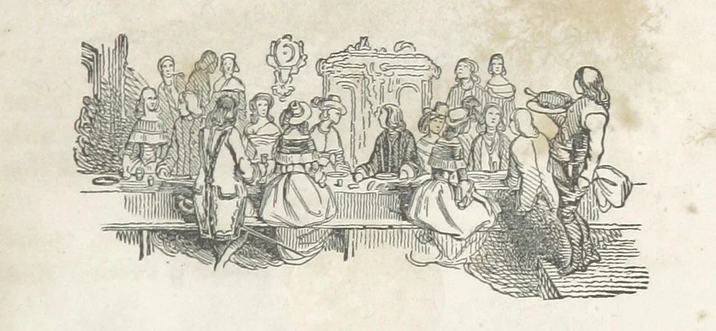 An illustration from The Vicar of Wakefield ... Illustrated with numerous engravings. With an account of the author's life and writings by J. Aikin, 1850, leaf 289
