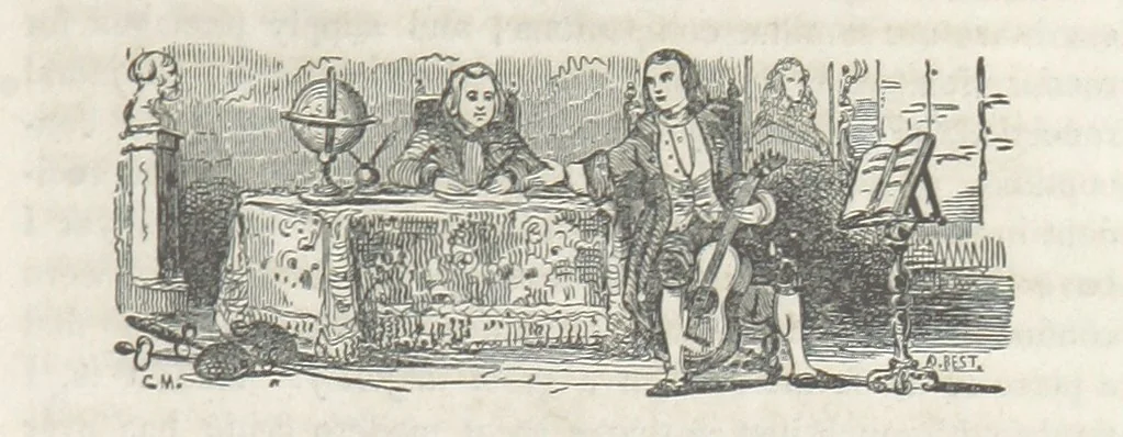 An illustration from The Vicar of Wakefield ... Illustrated with numerous engravings. With an account of the author's life and writings by J. Aikin, 1850, leaf 37
