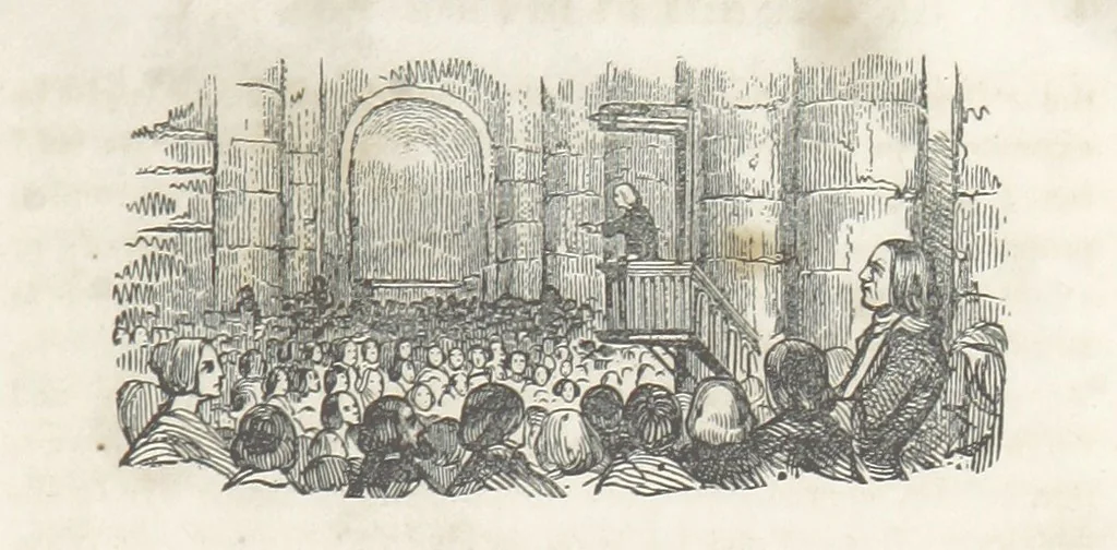 An illustration from The Vicar of Wakefield ... Illustrated with numerous engravings. With an account of the author's life and writings by J. Aikin, 1850, leaf 49