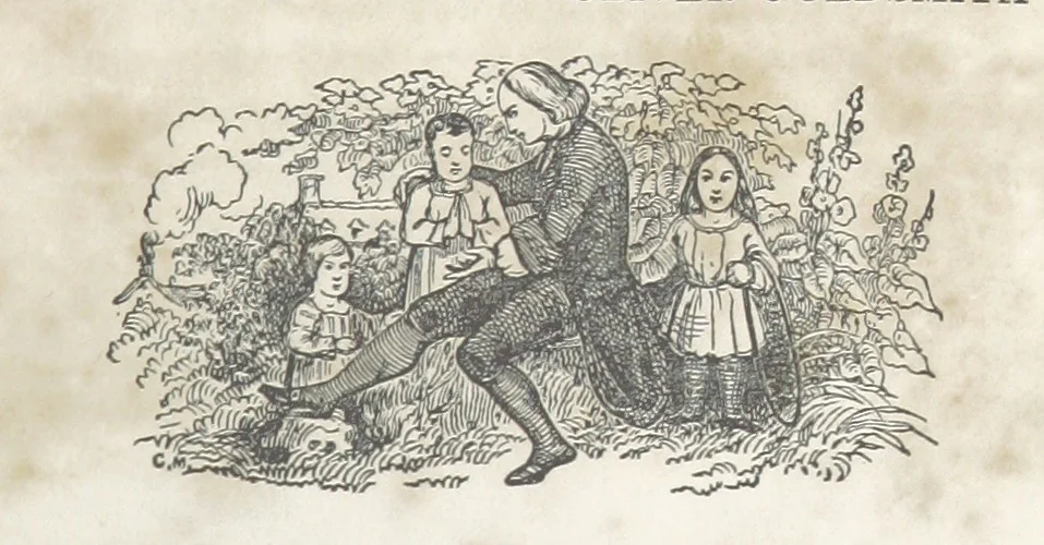 An illustration from The Vicar of Wakefield ... Illustrated with numerous engravings. With an account of the author's life and writings by J. Aikin, 1850, leaf 49