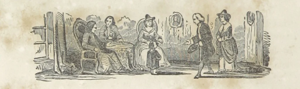 An illustration from The Vicar of Wakefield ... Illustrated with numerous engravings. With an account of the author's life and writings by J. Aikin, 1850, leaf 52