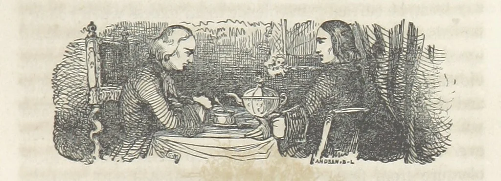 An illustration from The Vicar of Wakefield ... Illustrated with numerous engravings. With an account of the author's life and writings by J. Aikin, 1850, leaf 65