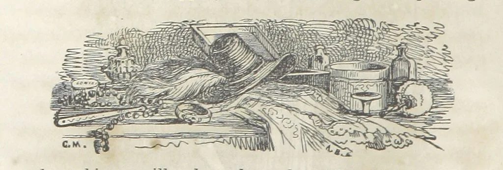 An illustration from The Vicar of Wakefield ... Illustrated with numerous engravings. With an account of the author's life and writings by J. Aikin, 1850, leaf 72