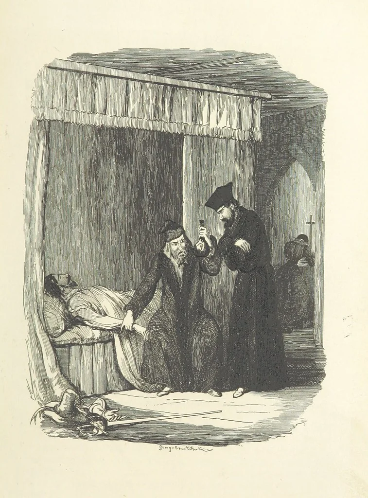 An illustration from Guy Fawkes; or the Gunpowder treason, etc, 1857, leaf 147