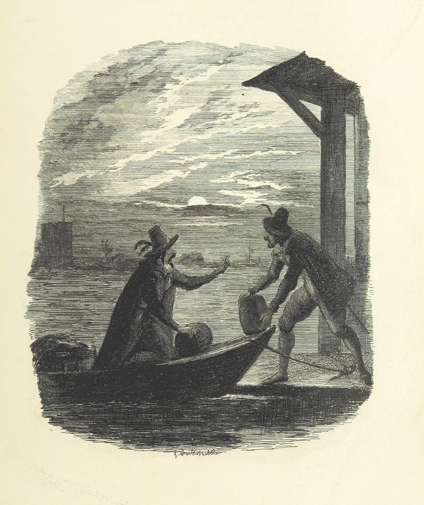 An illustration from Guy Fawkes; or the Gunpowder treason, etc, 1857, leaf 193