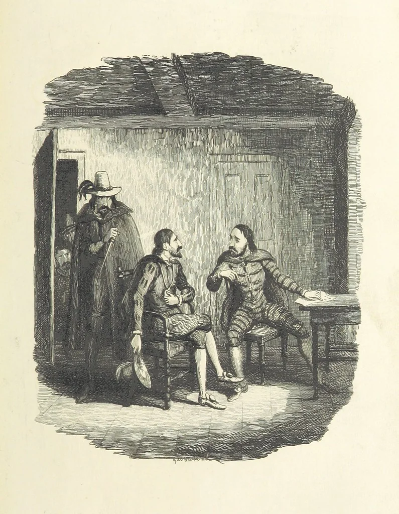 An illustration from Guy Fawkes; or the Gunpowder treason, etc, 1857, leaf 233