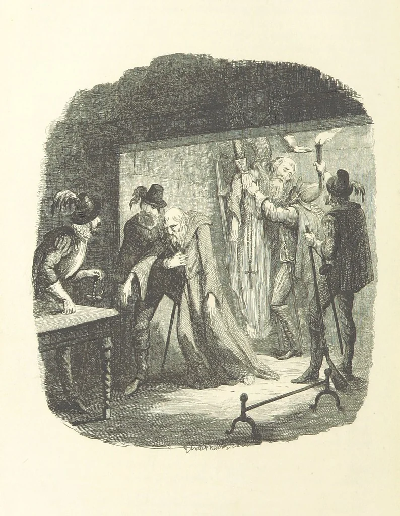 An illustration from Guy Fawkes; or the Gunpowder treason, etc, 1857, leaf 384