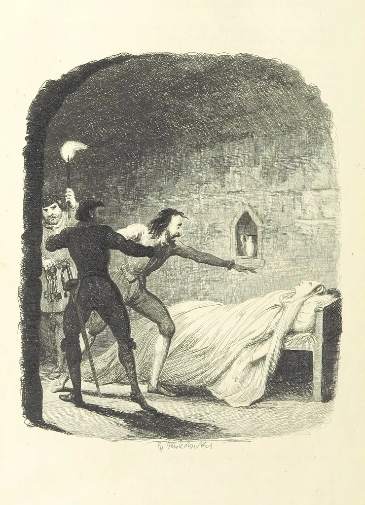 An illustration from Guy Fawkes; or the Gunpowder treason, etc, 1857, leaf 406