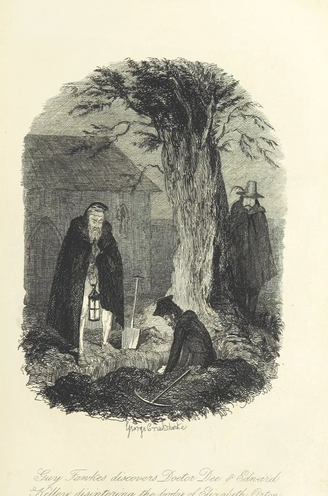 An illustration from Guy Fawkes; or the Gunpowder treason, etc, 1857, leaf 73