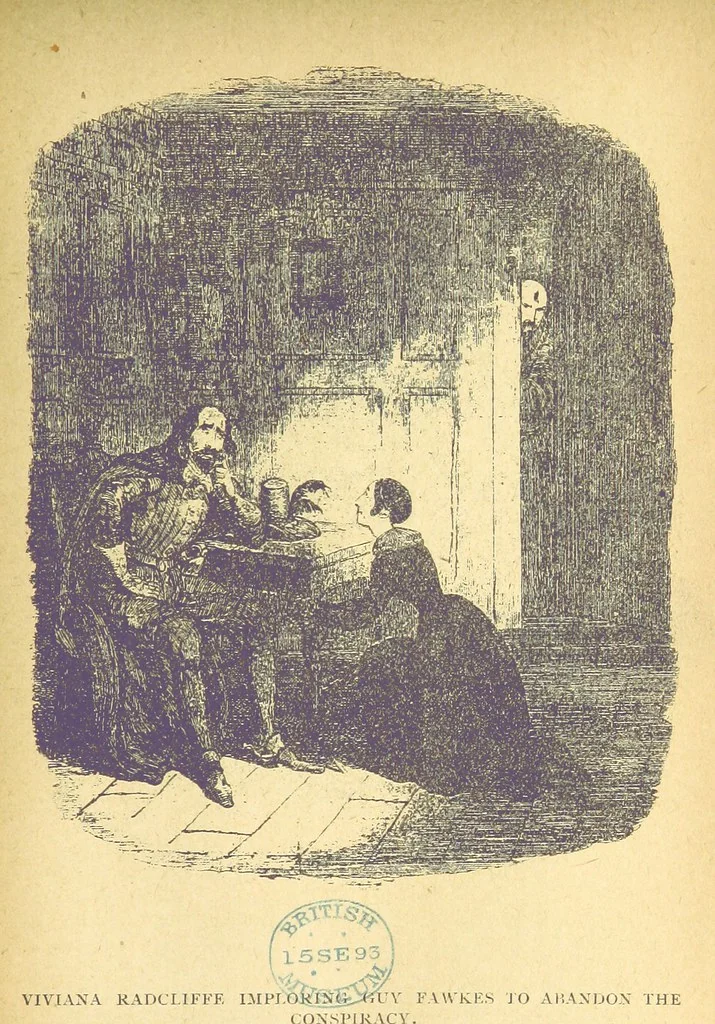 An illustration from Guy Fawkes; or the Gunpowder treason, etc, 1893, leaf 159