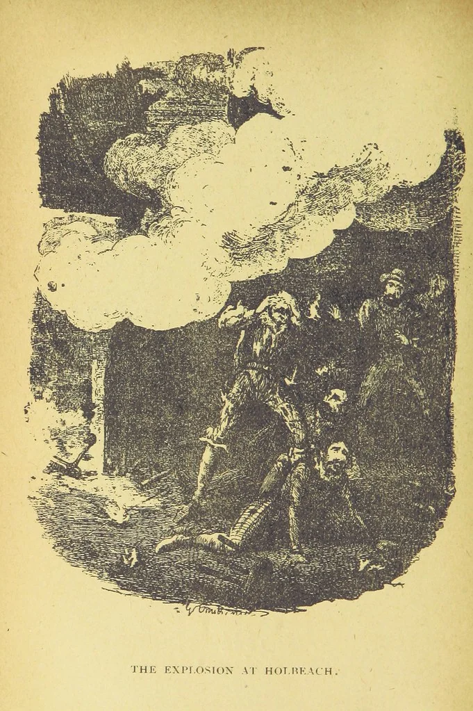 An illustration from Guy Fawkes; or the Gunpowder treason, etc, 1893, leaf 326
