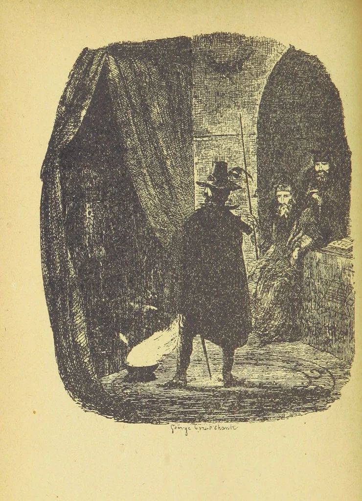 An illustration from Guy Fawkes; or the Gunpowder treason, etc, 1893, leaf 74