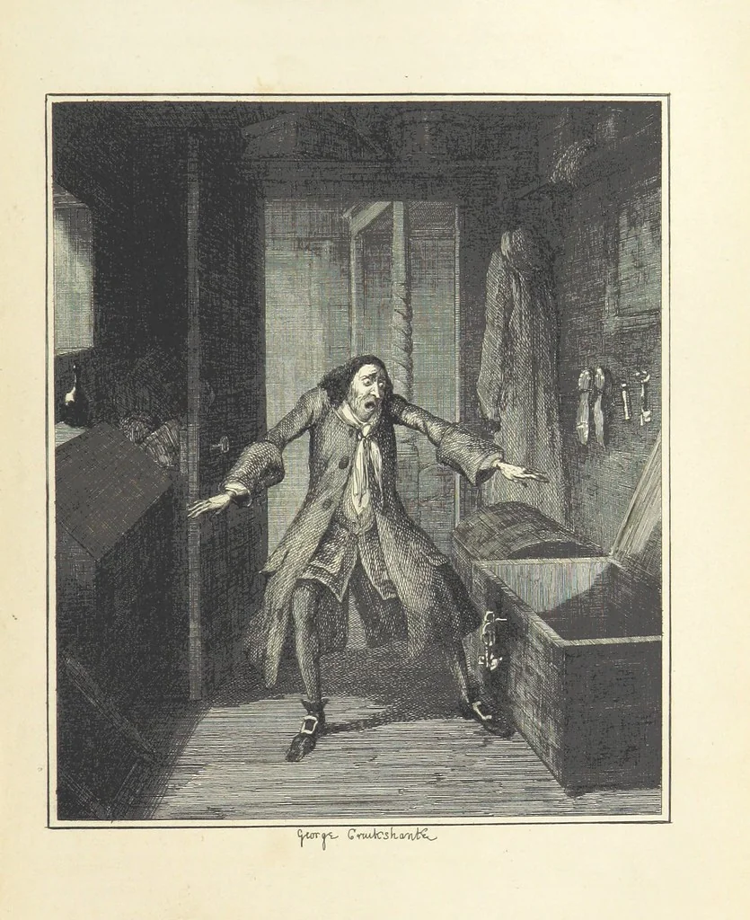 An illustration from The miser's daughter, etc, 1848, leaf 143