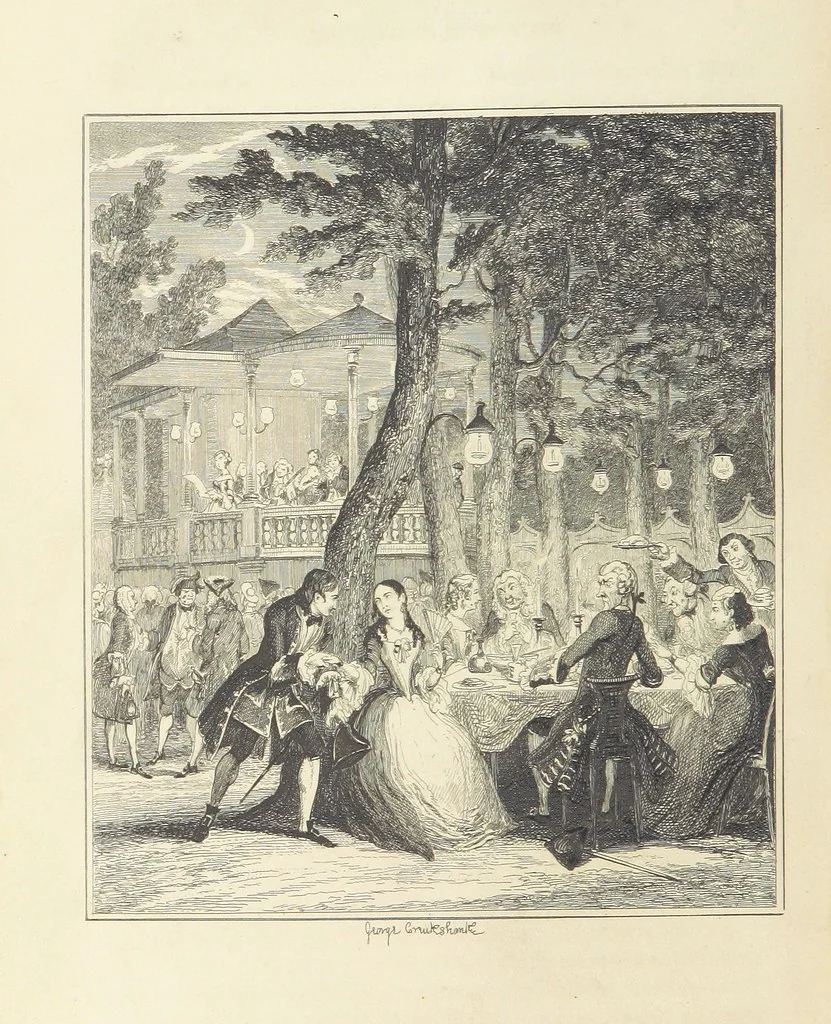 An illustration from The miser's daughter, etc, 1848, leaf 286