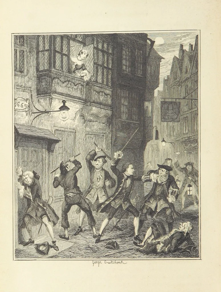 An illustration from The miser's daughter, etc, 1848, leaf 354