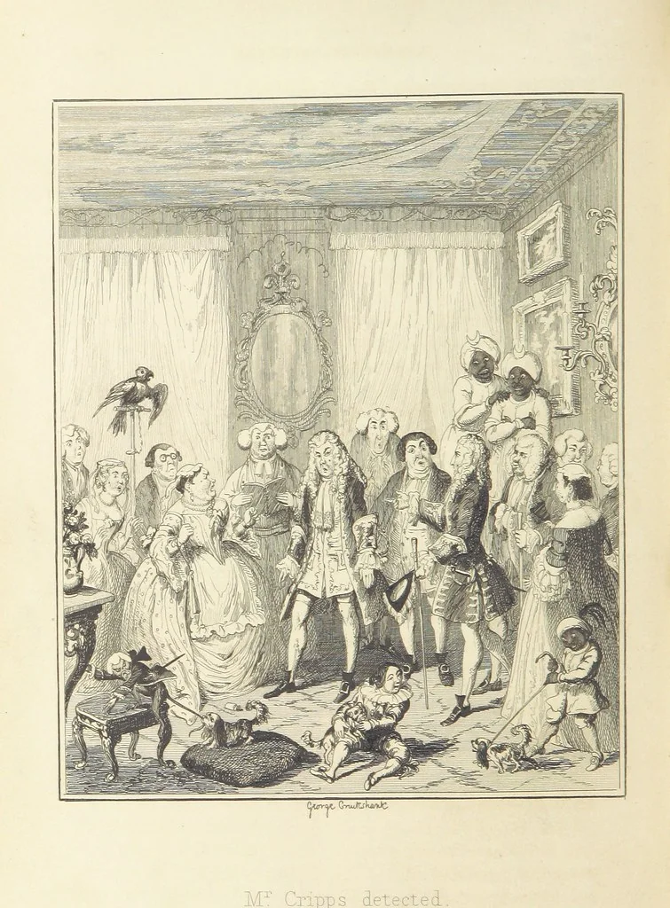 An illustration from The miser's daughter, etc, 1848, leaf 394