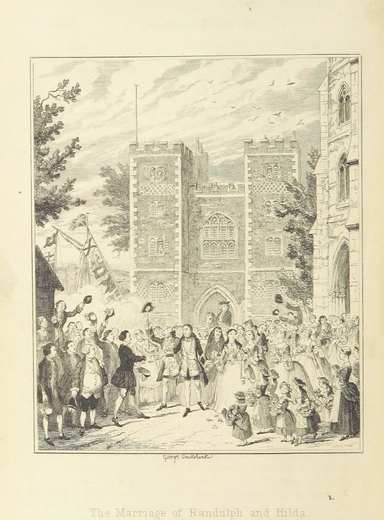 An illustration from The miser's daughter, etc, 1848, leaf 450