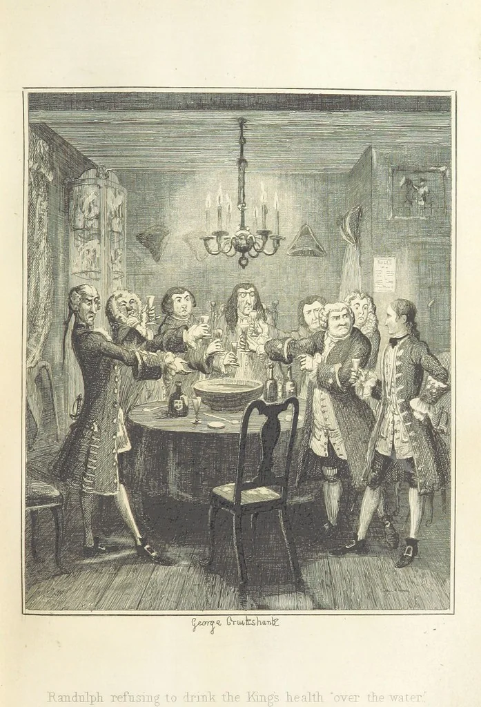 An illustration from The miser's daughter, etc, 1855, leaf 149