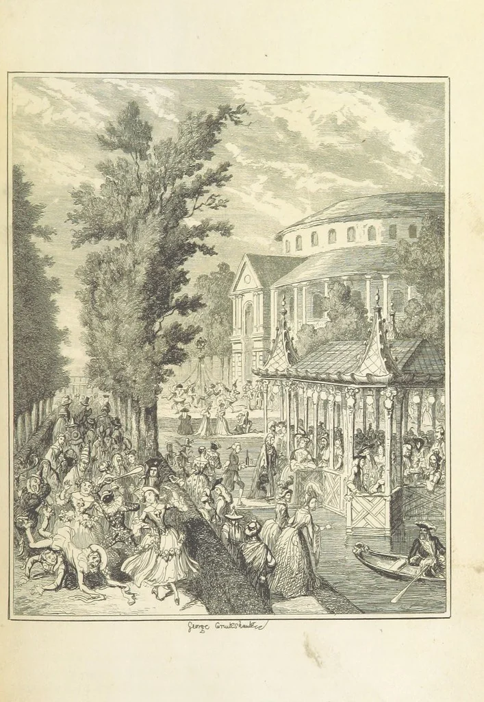 An illustration from The miser's daughter, etc, 1855, leaf 233