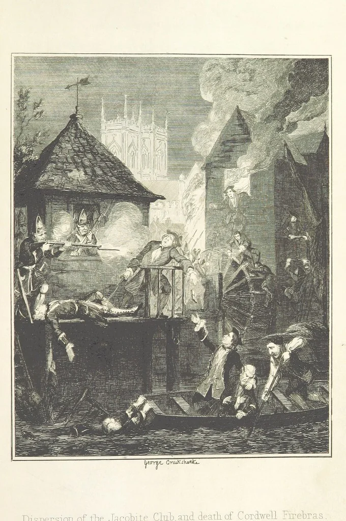 An illustration from The miser's daughter, etc, 1855, leaf 383