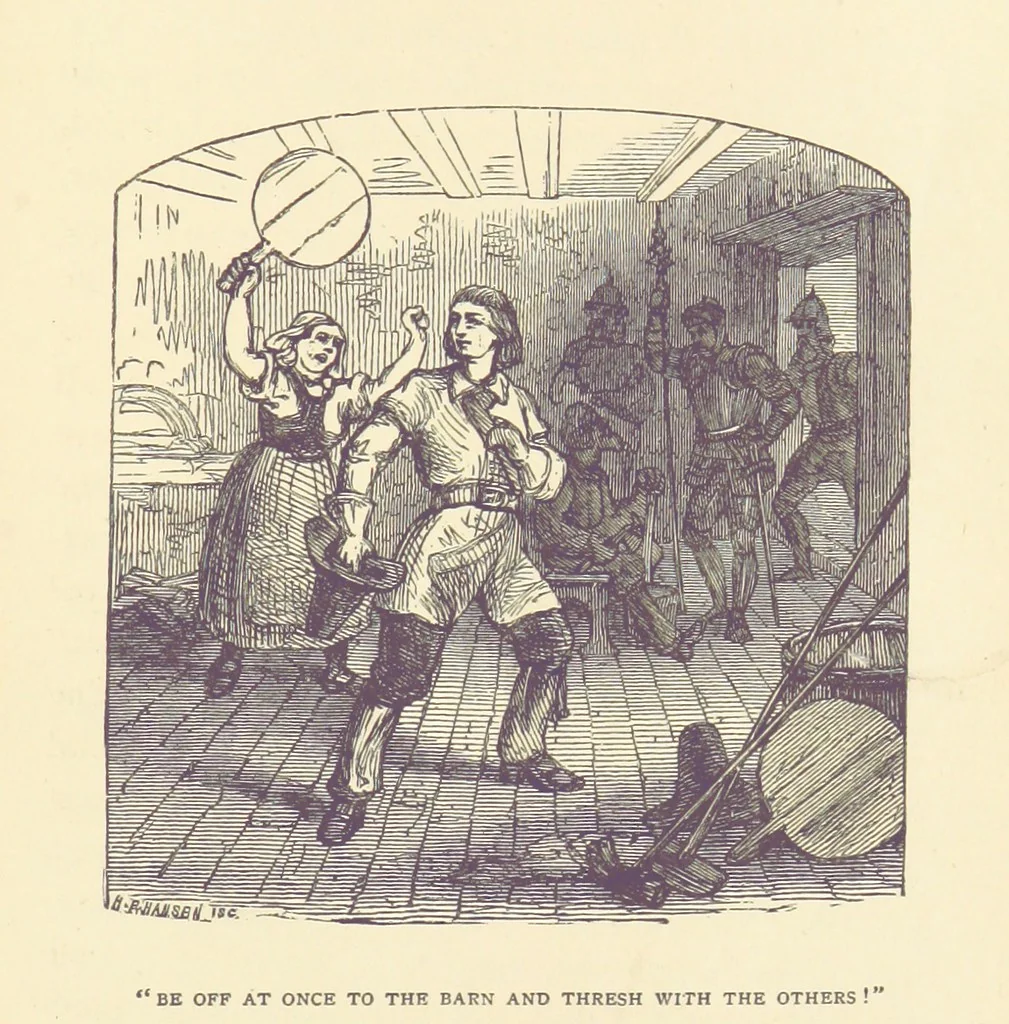 An illustration from Gustavus Vasa and his stirring times. Scenes from history told for youthful readers, 1882, leaf 131