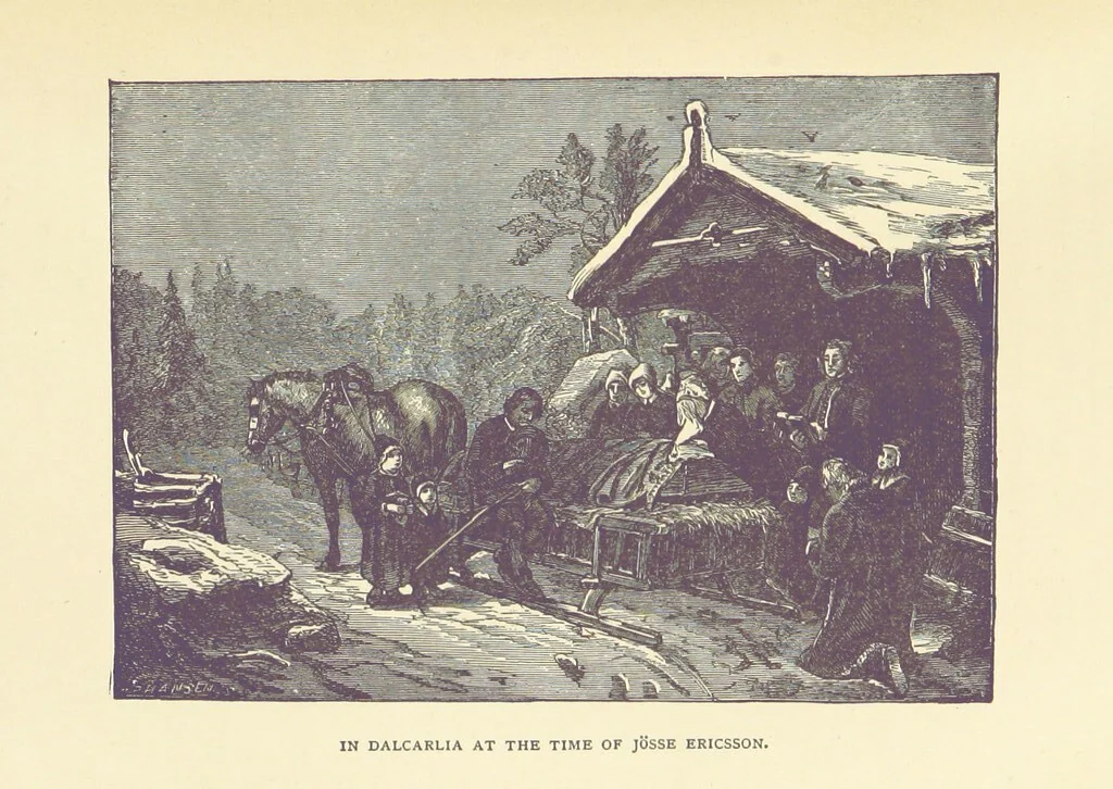An illustration from Gustavus Vasa and his stirring times. Scenes from history told for youthful readers, 1882, leaf 23