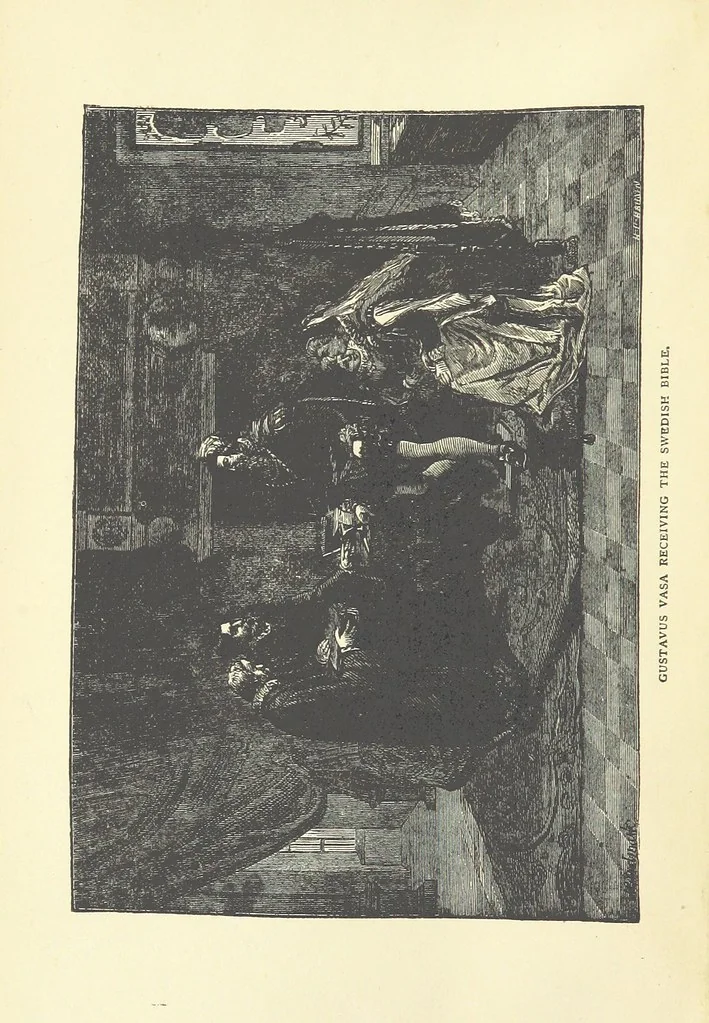 An illustration from Gustavus Vasa and his stirring times. Scenes from history told for youthful readers, 1882, leaf 6